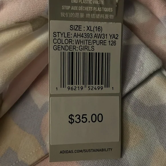 Adidas Girls Shorts - Picture 6 of 6